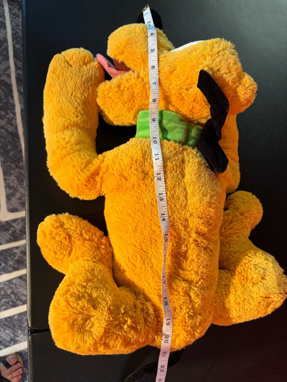 Disney Pluto Plush Toy Yellow and‎ Black - Picture 8 of 9